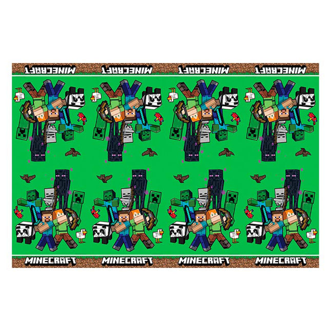 Tischdecke PVC Minecraft ca. 120x180cm