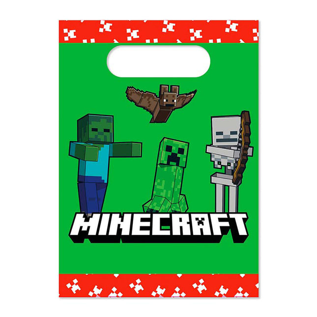 Geschenktüte Minecraft Papier 4Stk FSC