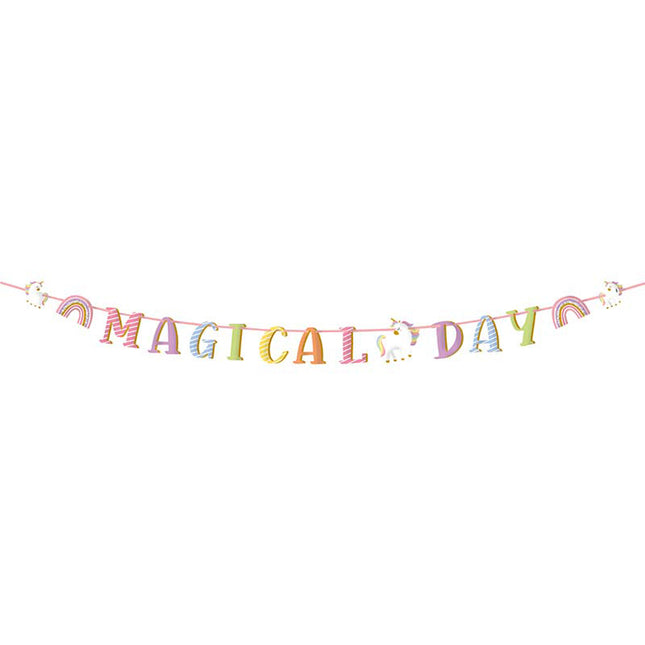 Buchstabengirlande Magical Day 300 cm