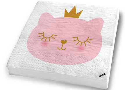 "Cat Princess" | Servietten 20Stk./33x33cm