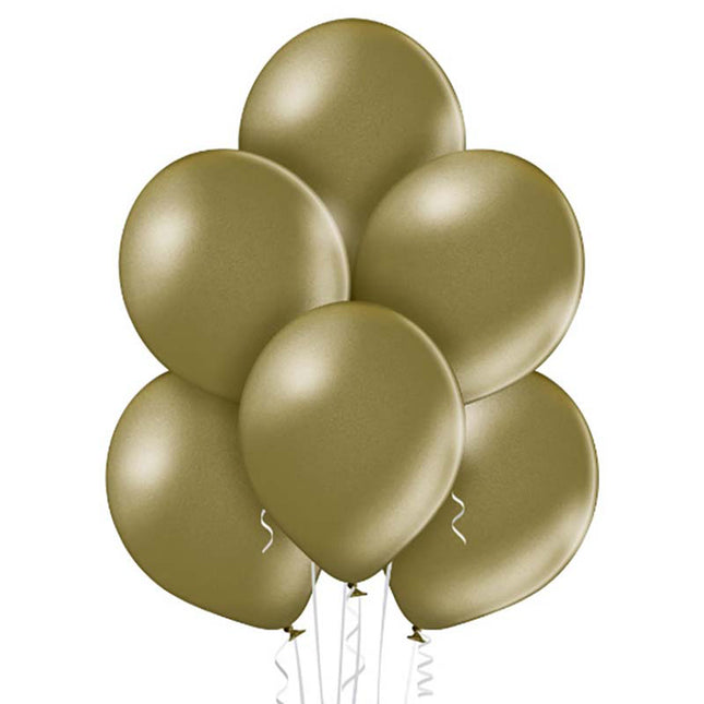 25 Luftballons Uni Metallic Ø30/33cm |  Almond #152