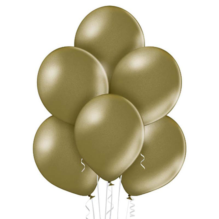 25 Stk. Luftballon Uni Metallic Ø 30cm |  Almond #152
