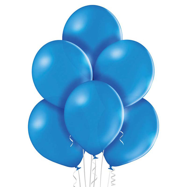 25 Stk. Luftballon Unifarben Ø 30cm | Mittelblau #012