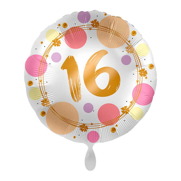 18"/Ø43cm Folienballon  "HB Shiny Dots" #16