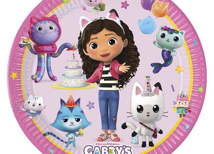 Pappteller Gabby's Dollhouse 23cmØ/8 St. FSC