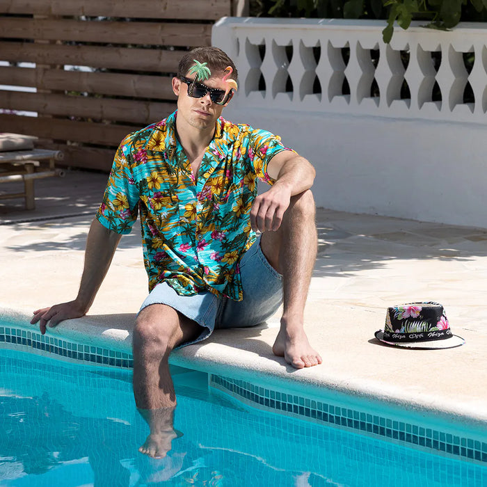 Strohhut "Ibiza" Trilby | Mehrfarbig