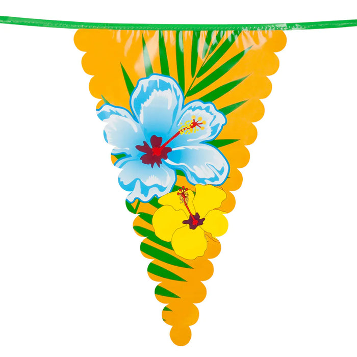 "Hibiscus" Riesen Wimpelkette | 45x30cm/6m