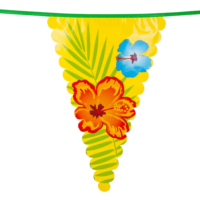 "Hibiscus" Riesen Wimpelkette | 45x30cm/6m