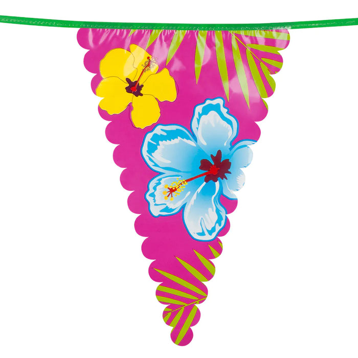 "Hibiscus" Riesen Wimpelkette | 45x30cm/6m