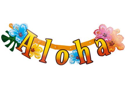 Buchstabengirlande Hawaii Aloha 83cm