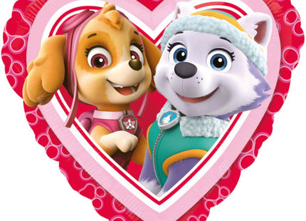 ABC18 "Paw Patrol" Love Girl Herz | Folienballon Ø45cm