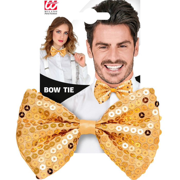 Fliege Pailetten | Gold