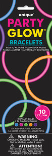 Knicklicht Leucht Armband | 10St. Bunt
