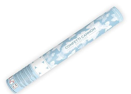 Konfettishooter Schmetterlinge Weiss 40cm