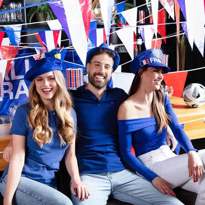 Hut Barett "Frankreich" | Blau