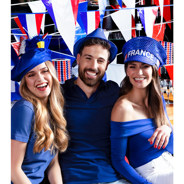 Hut Barett "Frankreich" | Blau