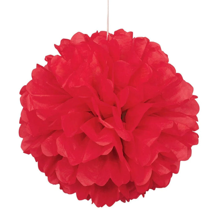Wabenball Fluffy 40cm/1 Stück | Rot