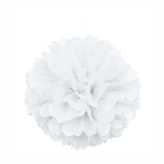Wabenball Fluffy 40cm/1 Stück | Weiß