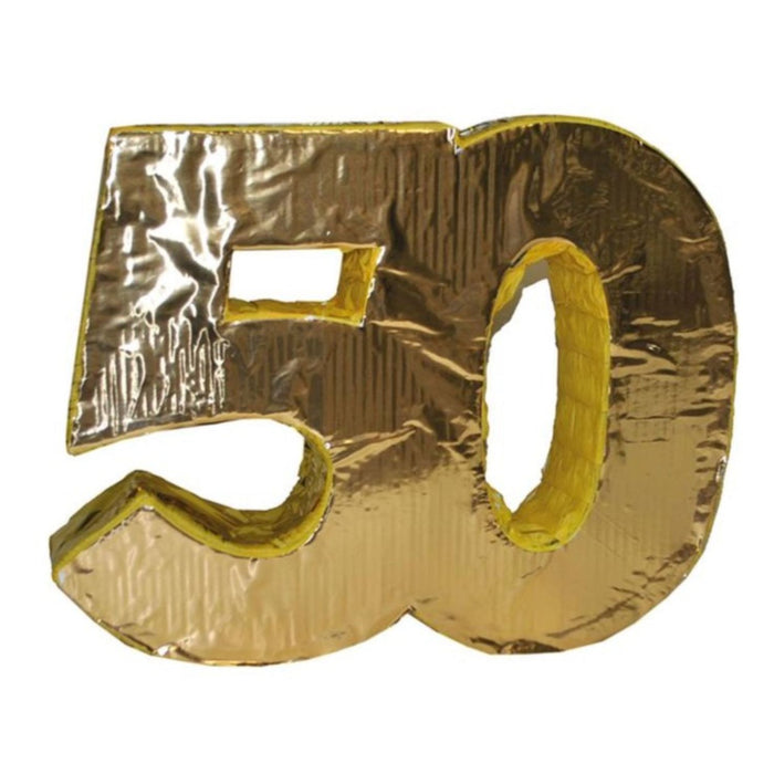 Pinata "Goldene 50" | 50x40x10cm