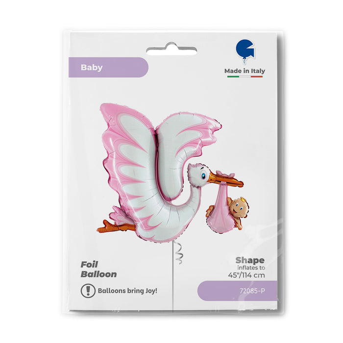 ABCFormII Klapperstorch Rosa 135 cm