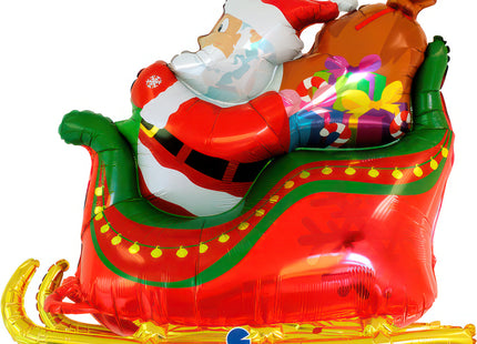 ABC3D Weihnachtsmann Schlitten 117cm
