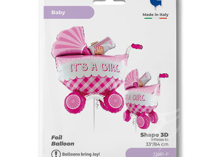 ABC3D Its A Girl Buggy 107 cm