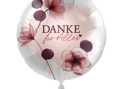ABC18 Folienballon "Danke für Alles" Rund Ø43cm