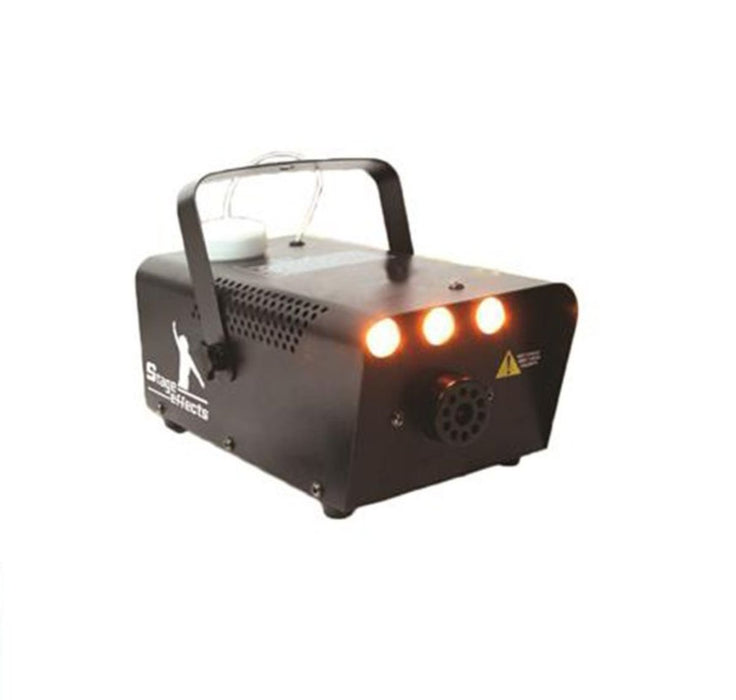 Nebelmaschine 700W mit Amber LEDs | Schwarz