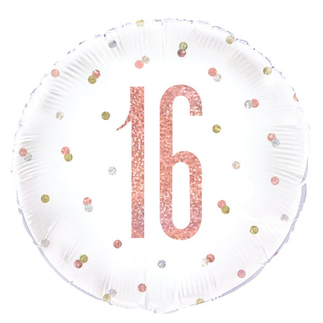 ABC18 HB Glitz Rund 45cm | Rosegold #16