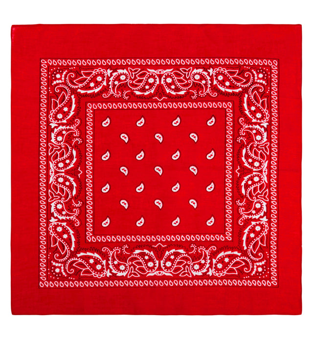 Bandana Halstuch Cowboy Kostüm - 55x55cm | Rot