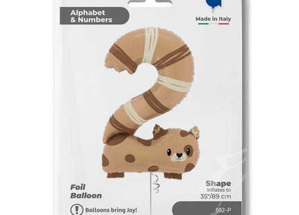 ABC Shape Puppyloons | #2 Katze 89 cm