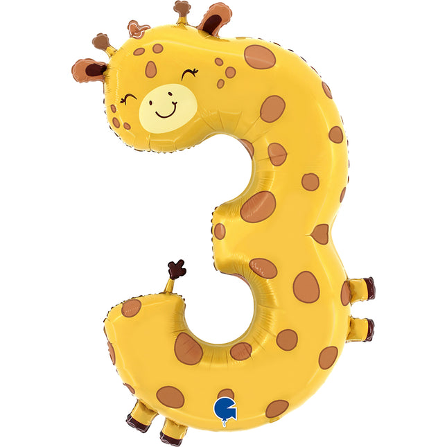 ABC Shape Puppyloons | #3 Giraffe 91 cm