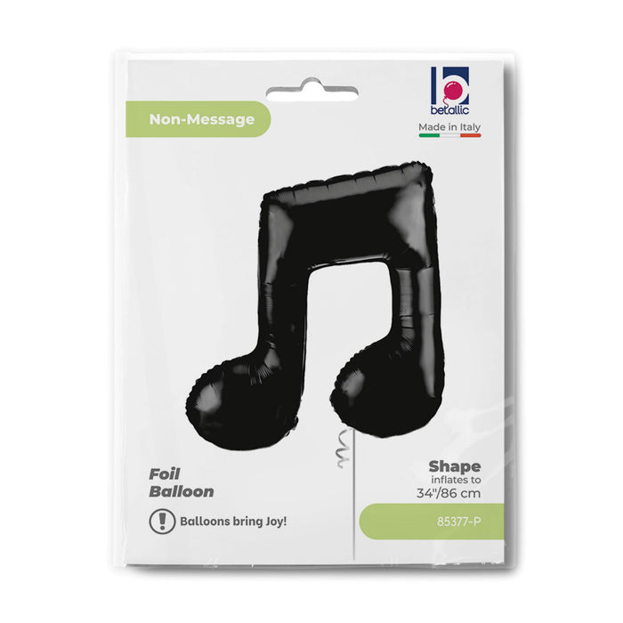 34" Folienballon Shape Musiknote | 86 cm