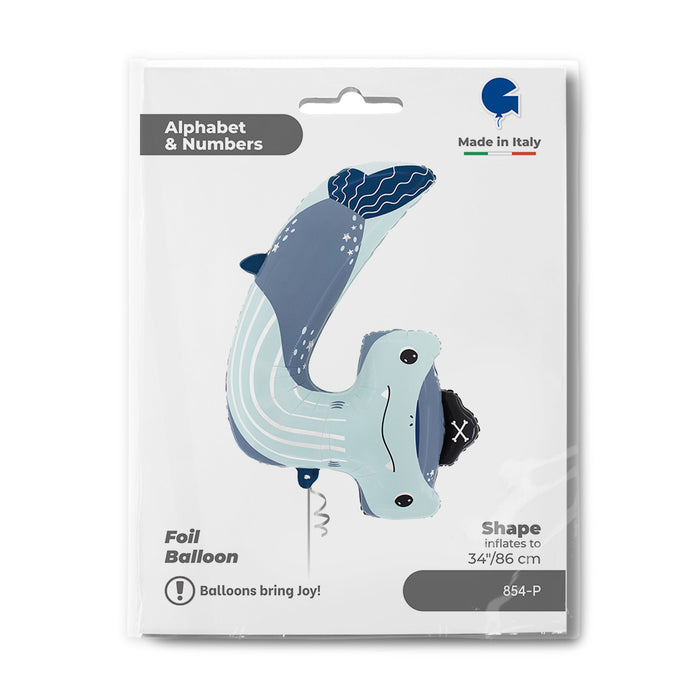 Shape Folienballon "Puppyloons" #4 Hai | 86 cm