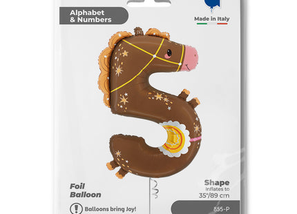 ABC Shape Puppyloons | #5 Pferd 89 cm
