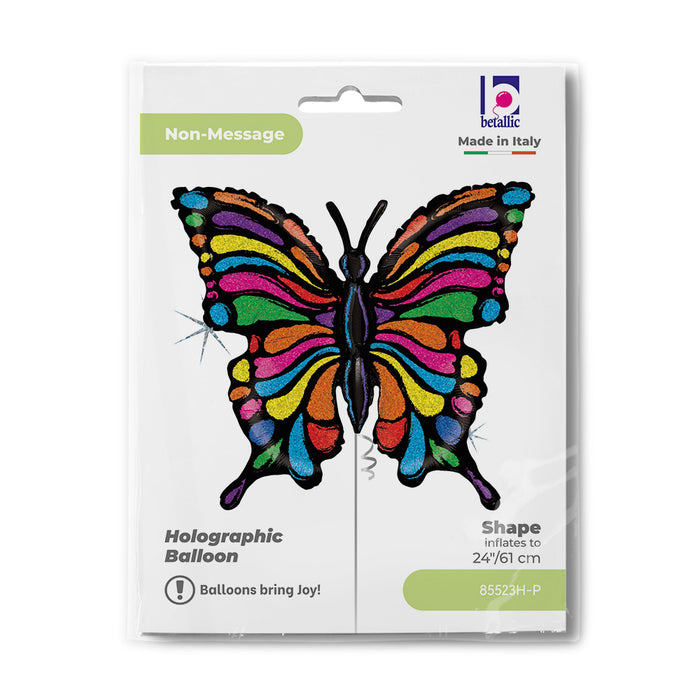 ABC Shape Schmetterling Glitter Bunt  84 cm