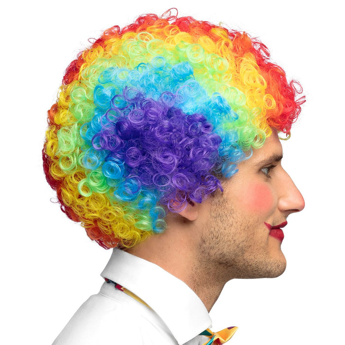 Perücke "Clown Curly" | Bunt