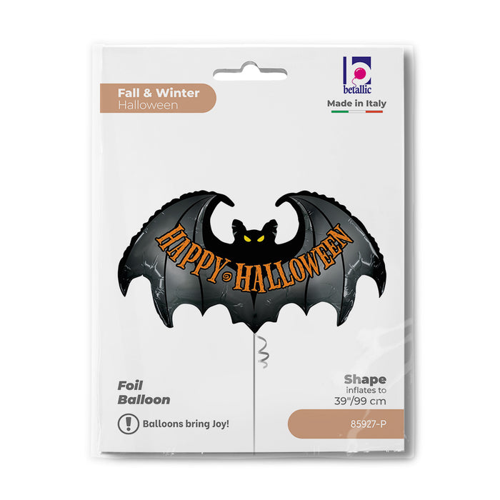 Shape Folienballon "Fledermaus Halloween" | 106 cm