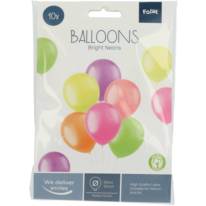 Latexballon Neon 30 cm | 10 Stück