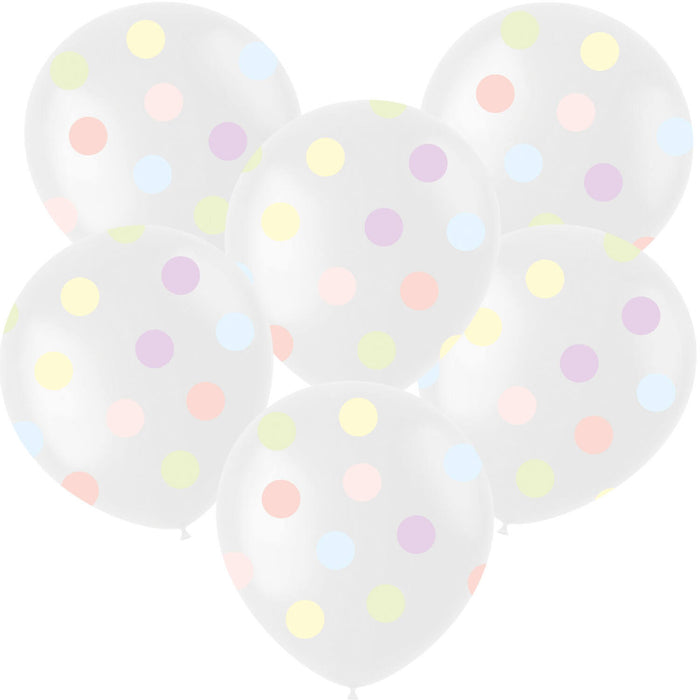 Dreamy Pastels Latexballons Ø 33cm | 6 Stück