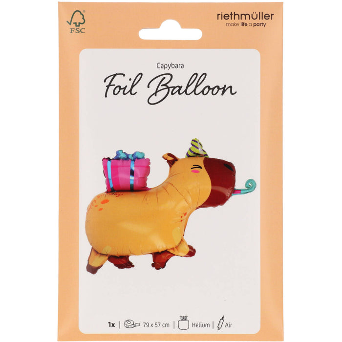 Shape Folienballon "Capybara" | 69x50 cm