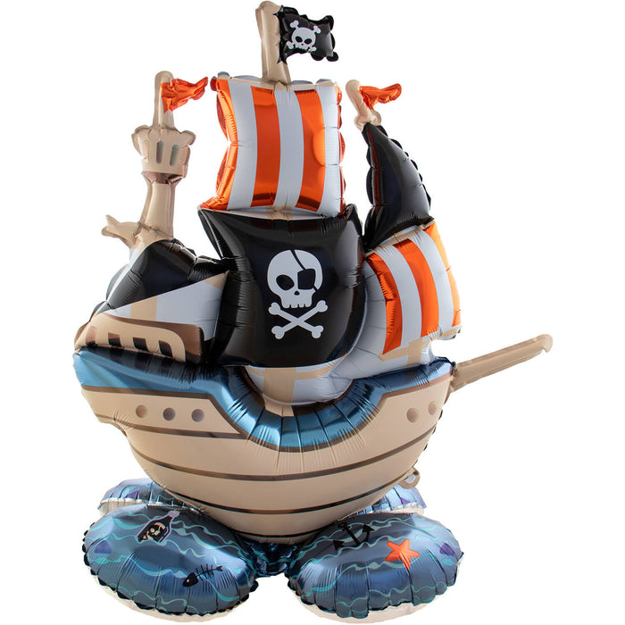 Folienballon "Piratenschiff" | 70x81cm  (MIT LUFT ZU BEFÜLLEN)