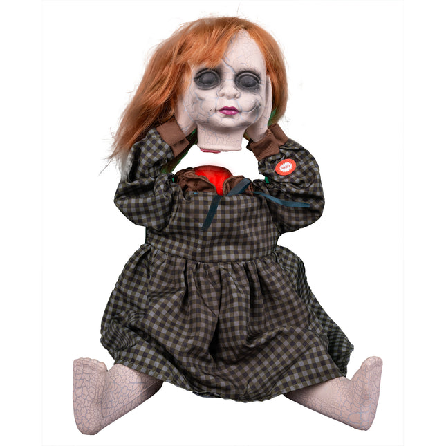 Enthauptete animierte Puppe - Halloween Dekoration | 27 cm