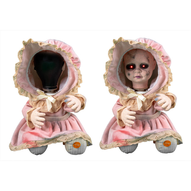 Animierte Puppe "Julie" - Halloween Dekoration | 30 cm