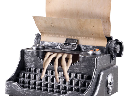 Geisterhafte Schreibmaschine 23 x 14 x 17 cm | Animierte Halloween Dekoration