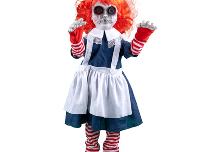 Betty Buttons animierte Puppe 95 cm | Halloween Dekoration