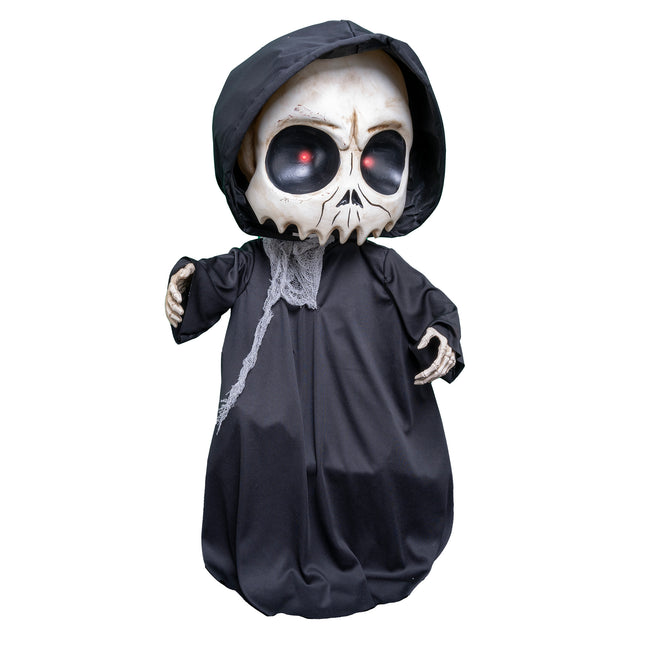 Animierter Sensenmann "Grim Rupert" 90 x 40 x 32 cm | Halloween Dekoration