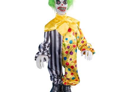 Animierter Clown "Shaking Shaggy" 90 cm | Halloween Dekoration