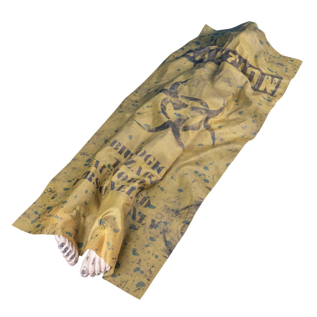 Animierte Halloween Dekoration "Leiche unter dem Laken" | 160 cm