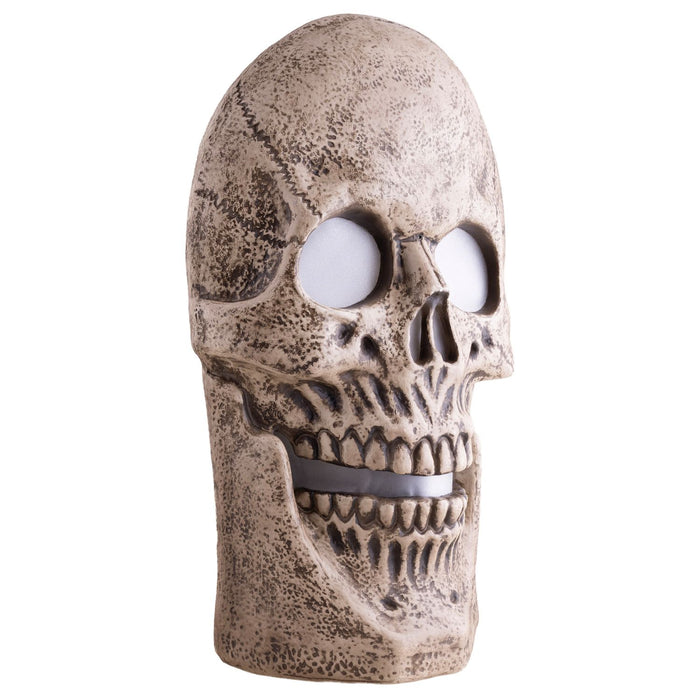 Halloween Dekofigur "Schädel" Animiert | 61 cm